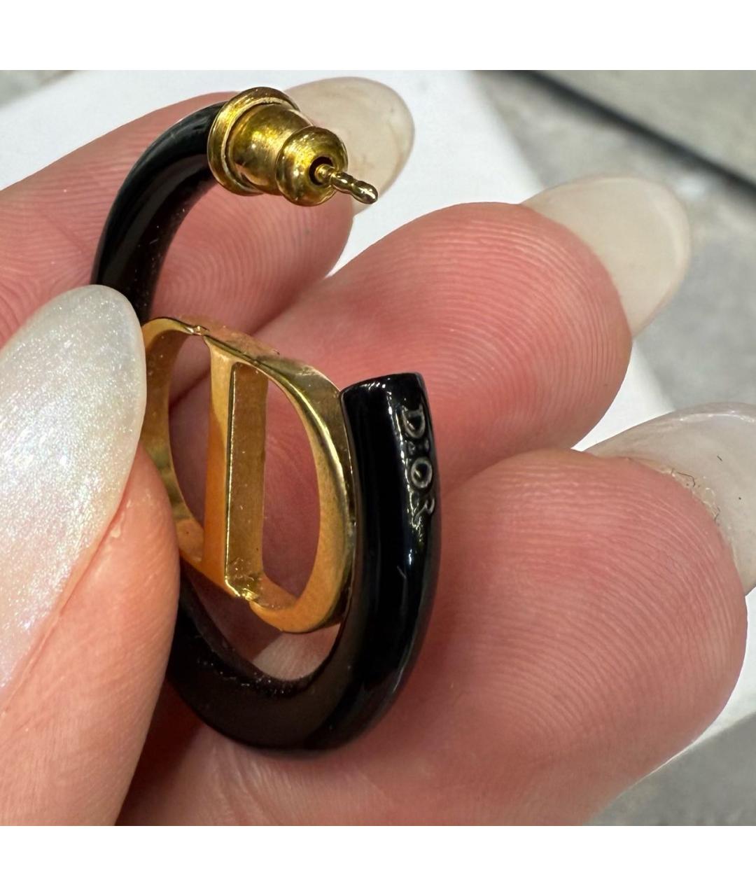 CHRISTIAN DIOR Металлические серьги, фото 6