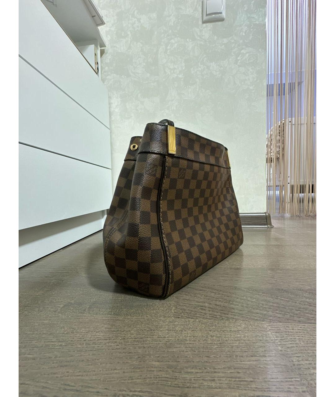 LOUIS VUITTON Коричневая сумка с короткими ручками, фото 2