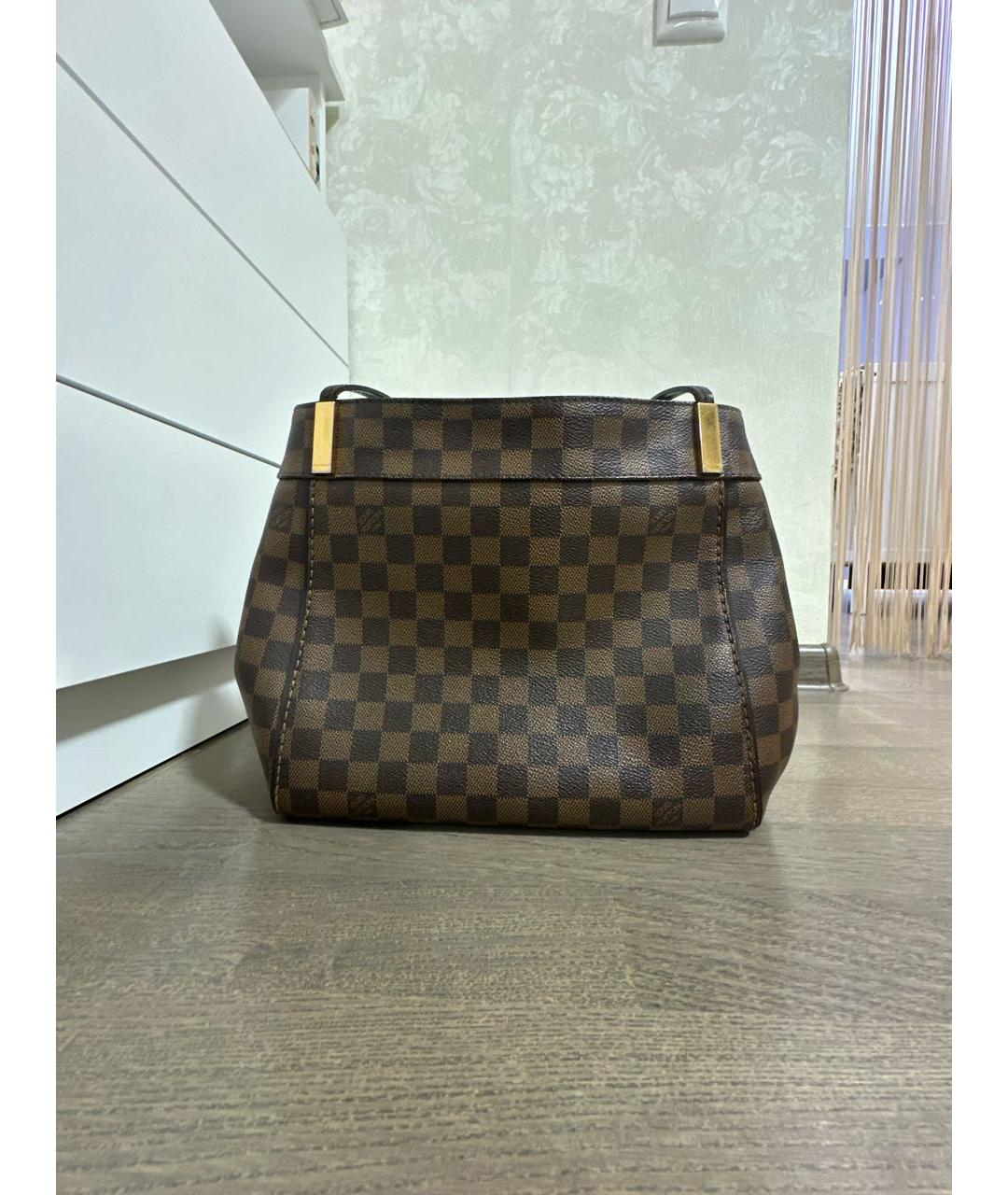 LOUIS VUITTON Коричневая сумка с короткими ручками, фото 9