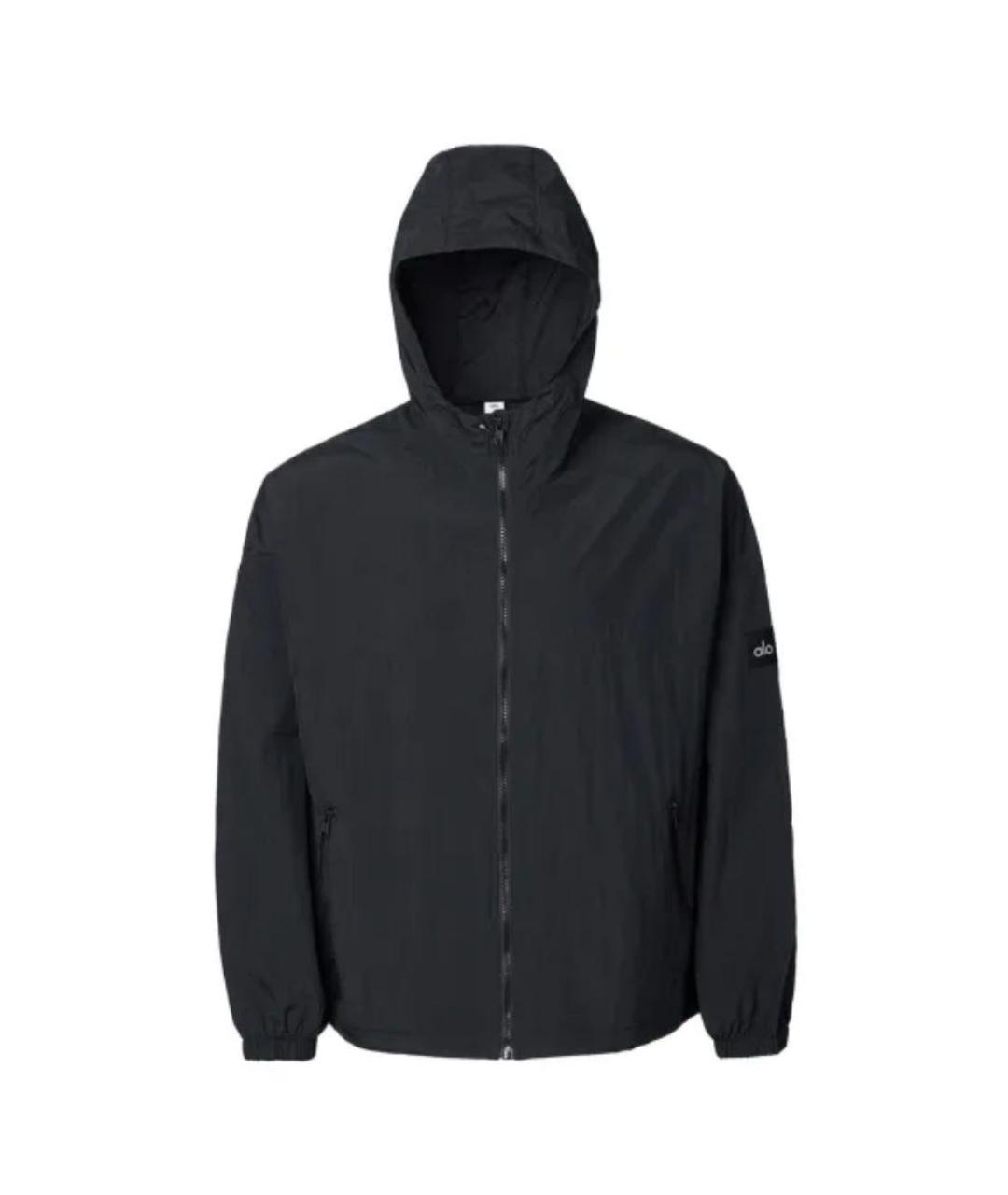 ALO YOGA Черная полиэстеровая куртка, фото 1