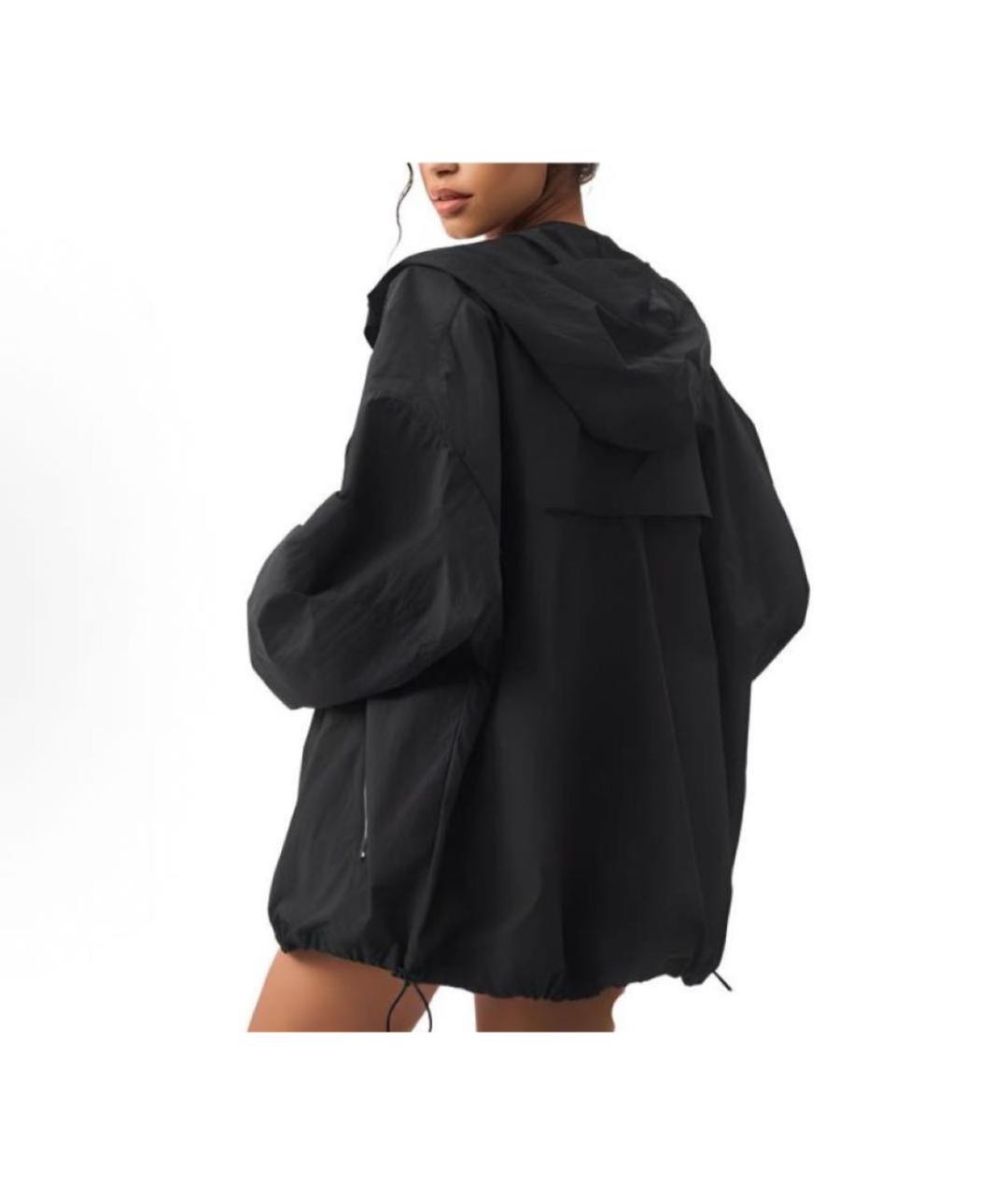 ALO YOGA Черная полиэстеровая куртка, фото 5