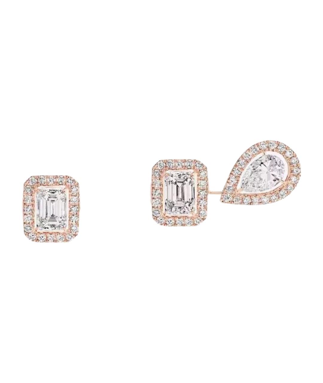 MESSIKA Золотые серьги из розового золота, фото 1