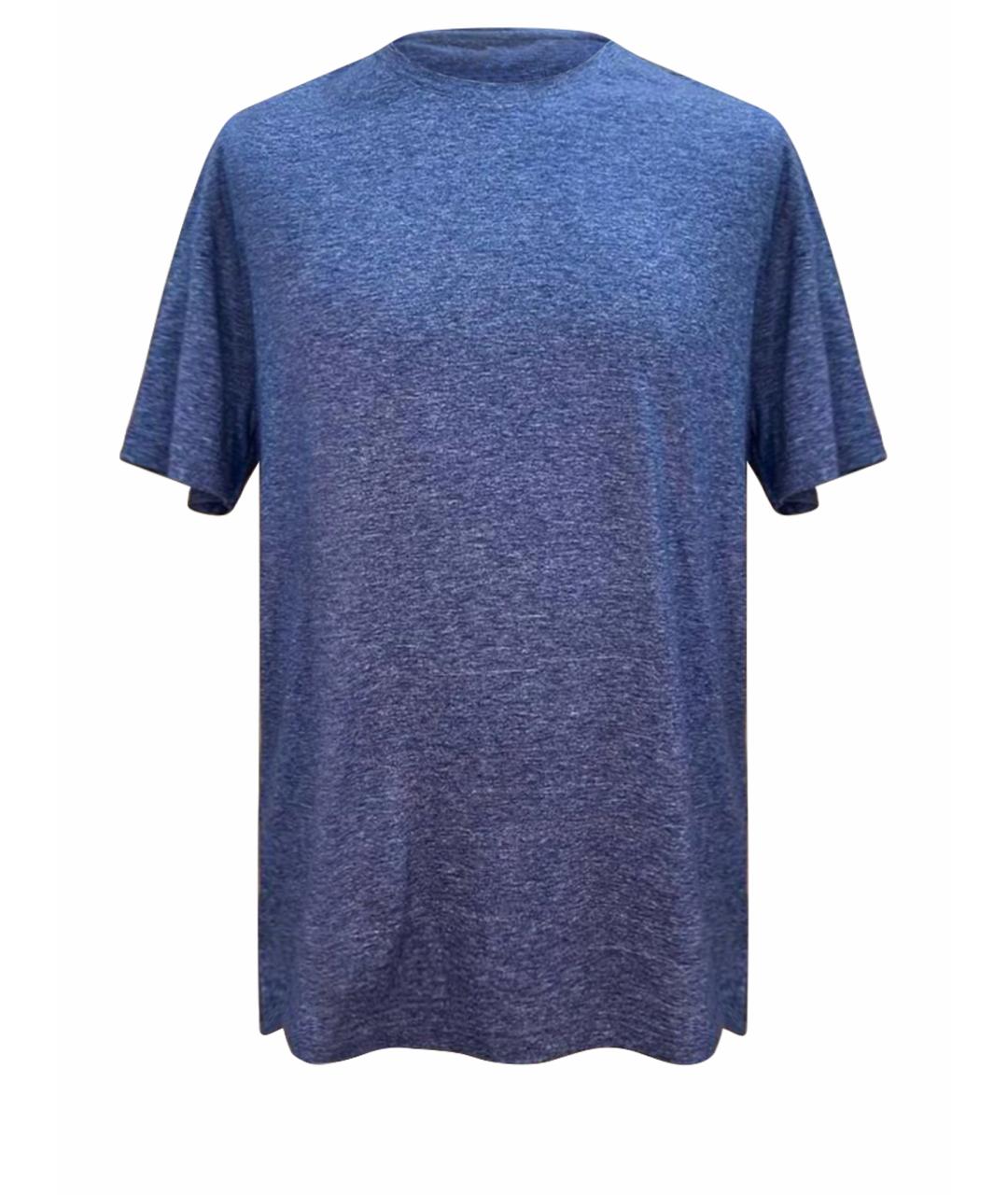 PAL ZILERI Синяя хлопковая футболка, фото 1