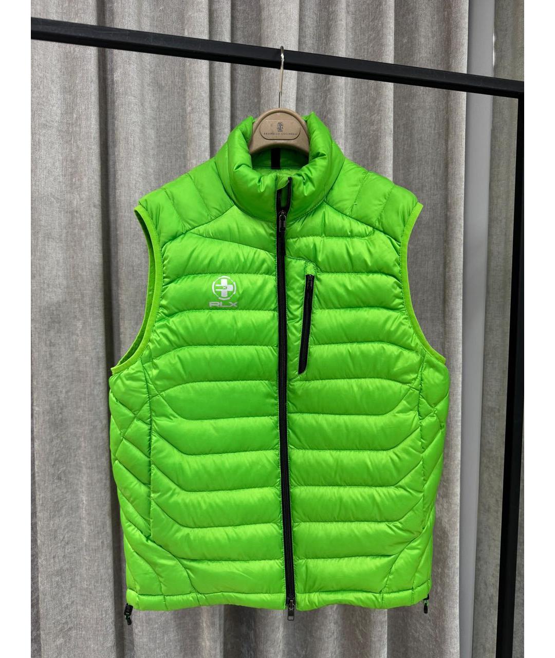 RALPH LAUREN Салатовый жилет, фото 9