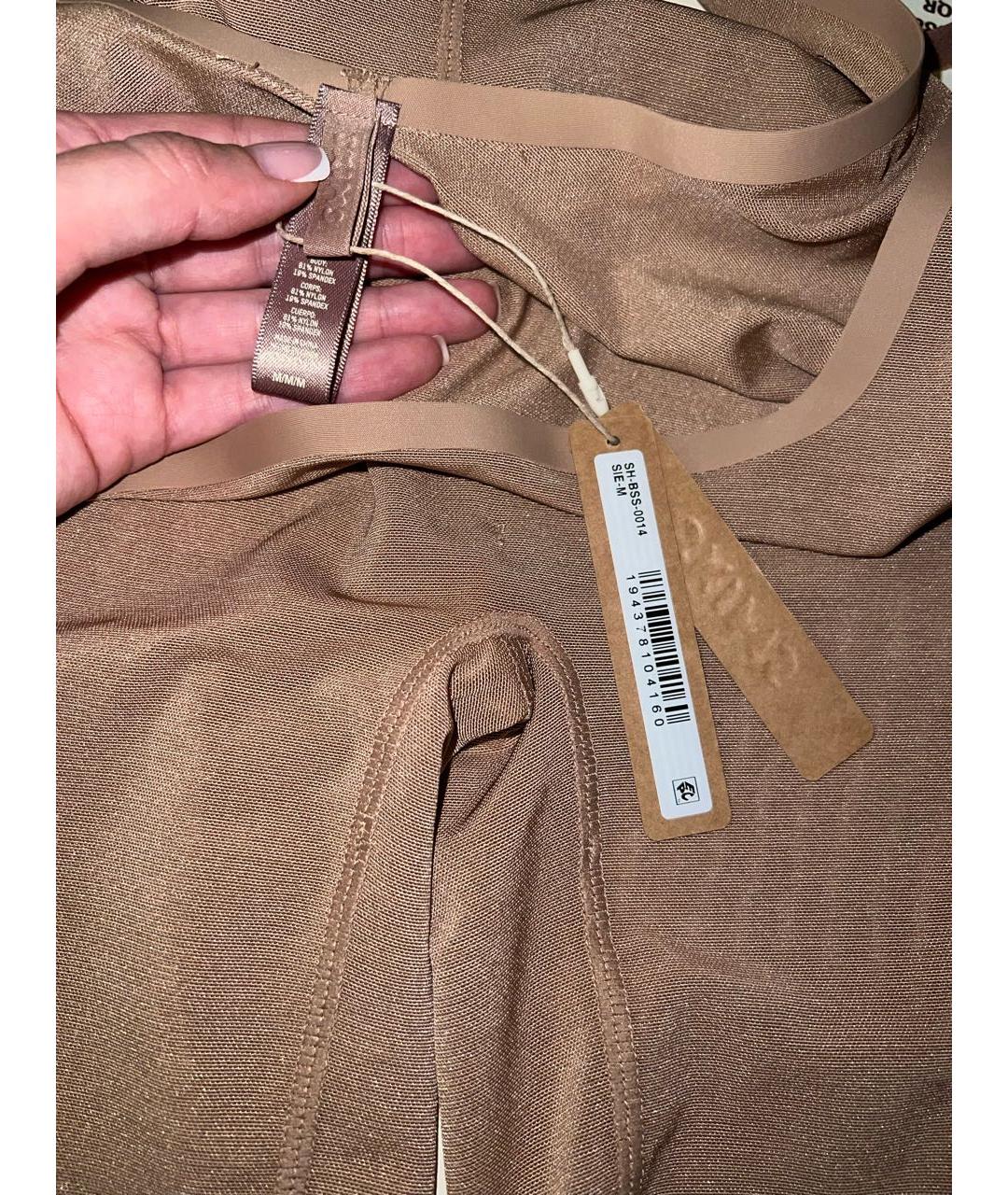 SKIMS Бежевое синтетическое боди, фото 5