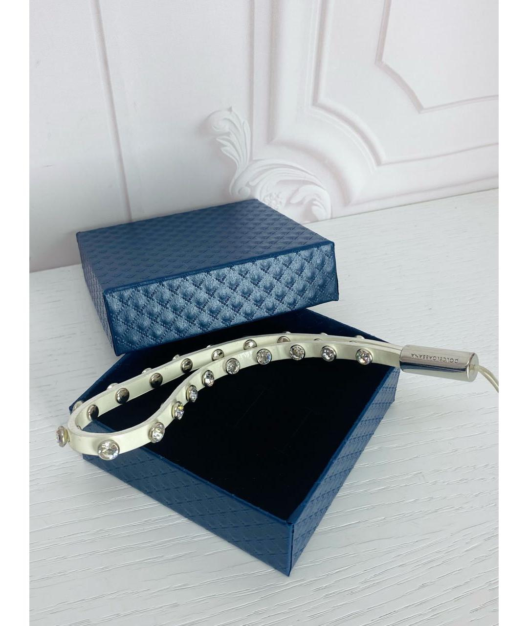 DOLCE&GABBANA Белый брелок, фото 6