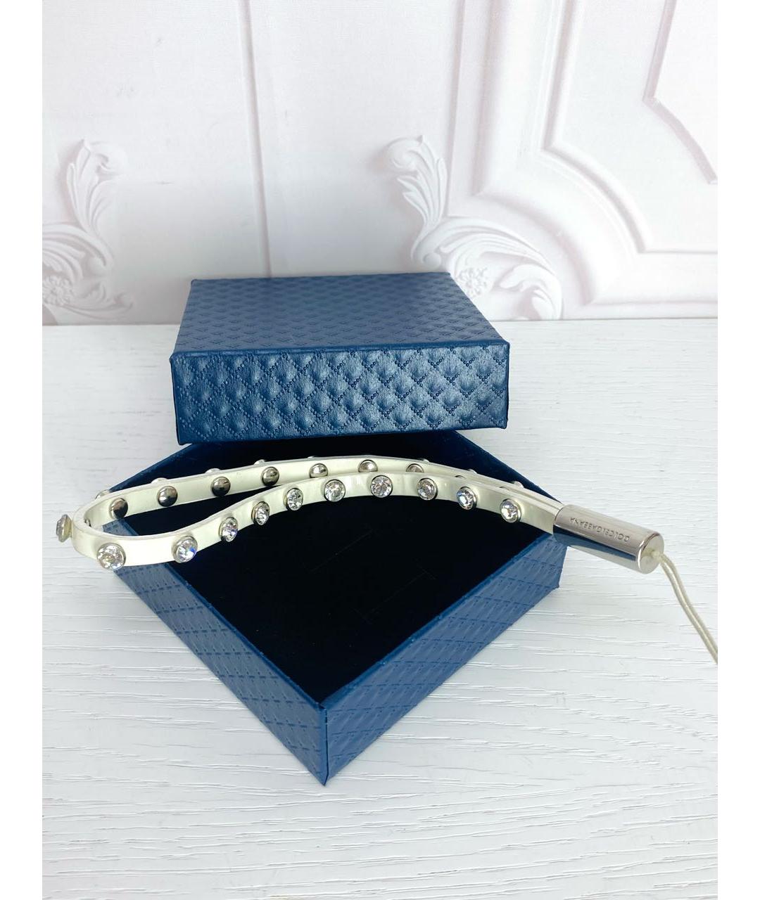 DOLCE&GABBANA Белый брелок, фото 5