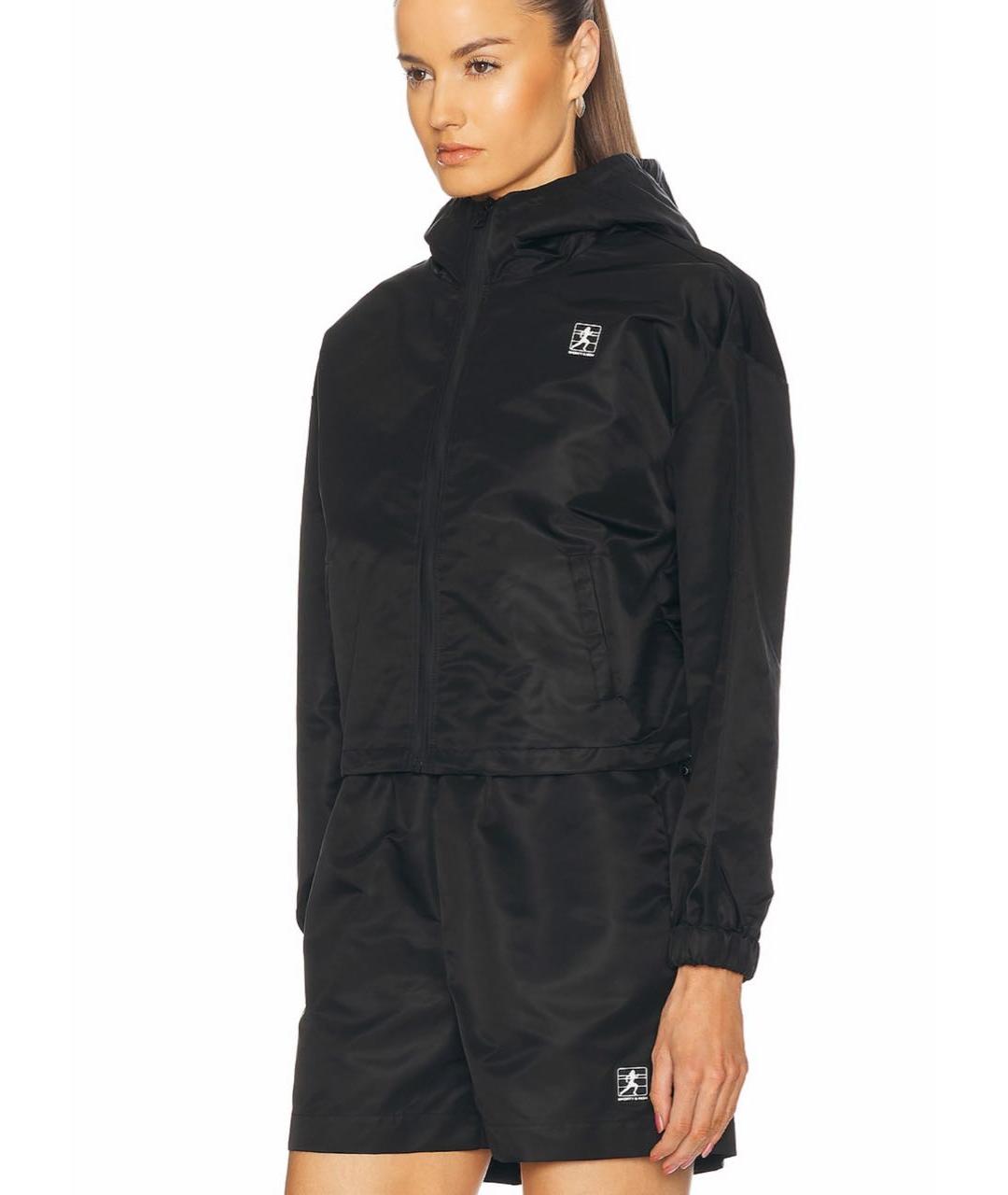 SPORTY AND RICH Черная полиэстеровая куртка, фото 3