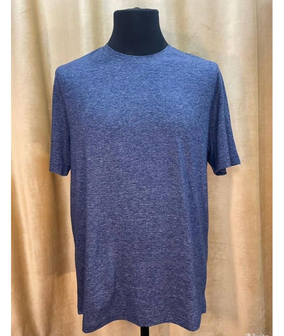 PAL ZILERI Синяя хлопковая футболка, фото 4