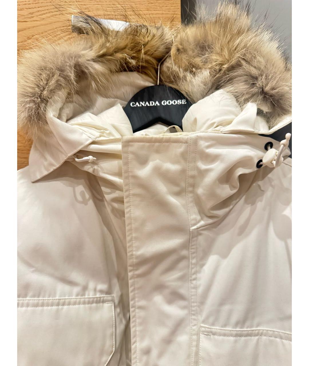 CANADA GOOSE Белый деним пуховик, фото 4