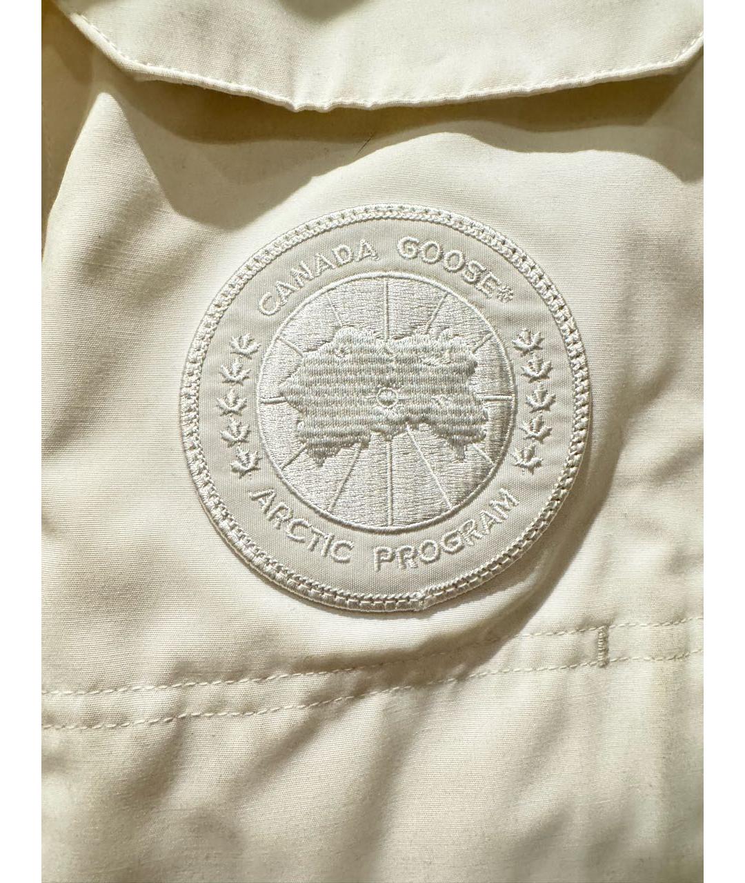 CANADA GOOSE Белый деним пуховик, фото 6