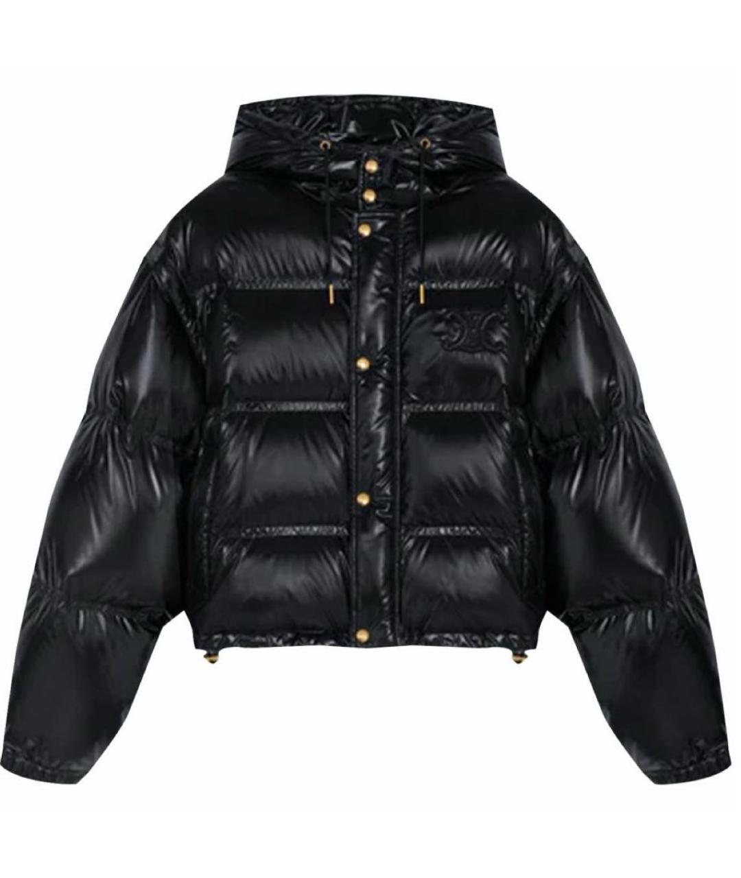 CELINE Черный пуховик, фото 1