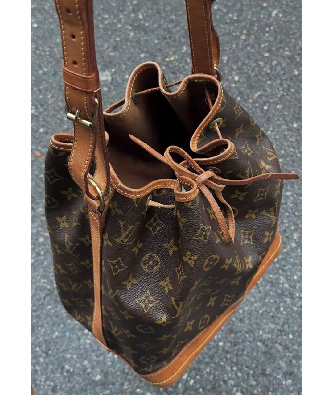 LOUIS VUITTON Коричневая сумка с короткими ручками, фото 7