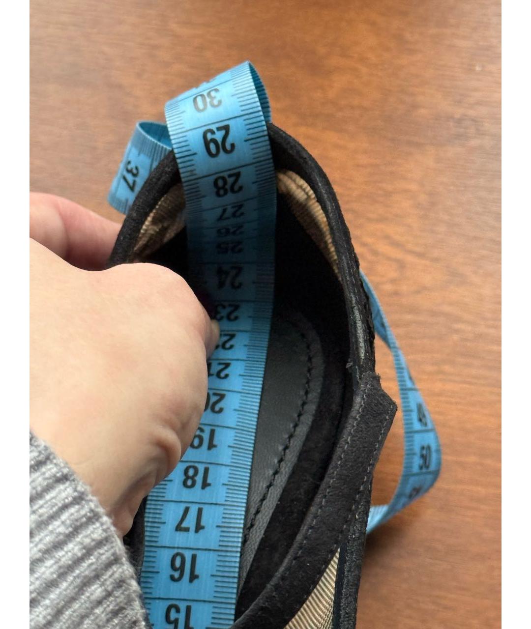 DOLCE&GABBANA Черные кожаные туфли, фото 8