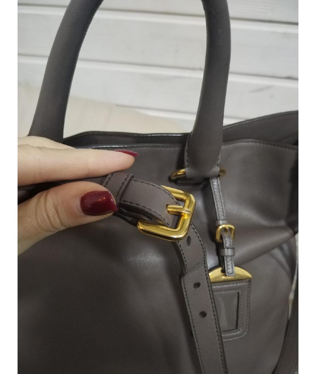 PRADA Кожаная сумка тоут, фото 5