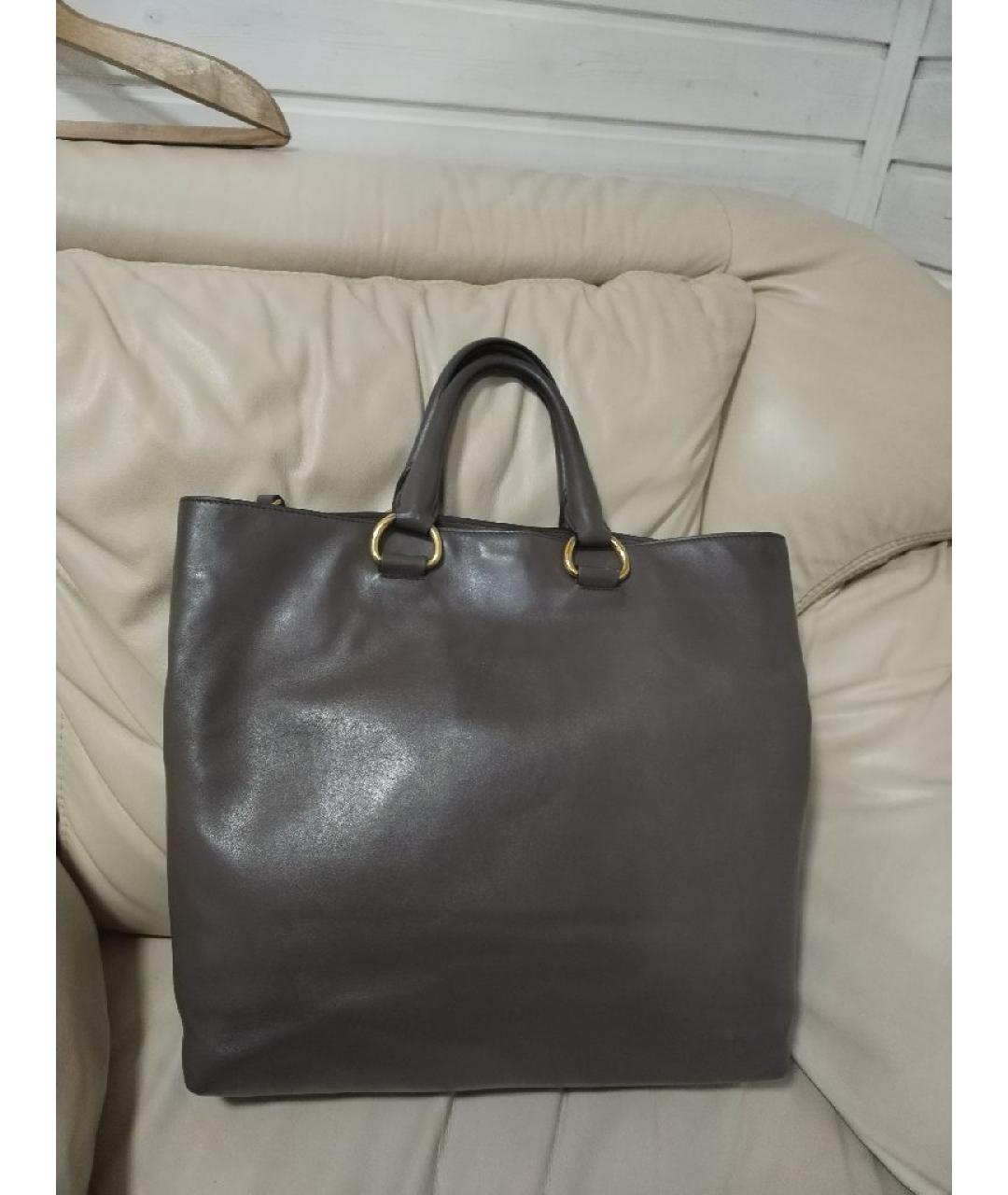 PRADA Кожаная сумка тоут, фото 2