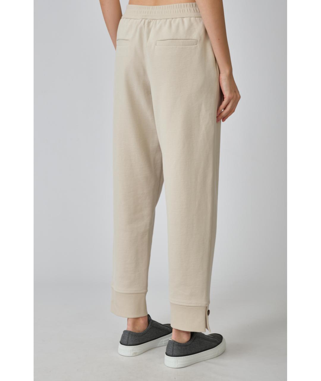 BRUNELLO CUCINELLI Хлопковые прямые брюки, фото 4