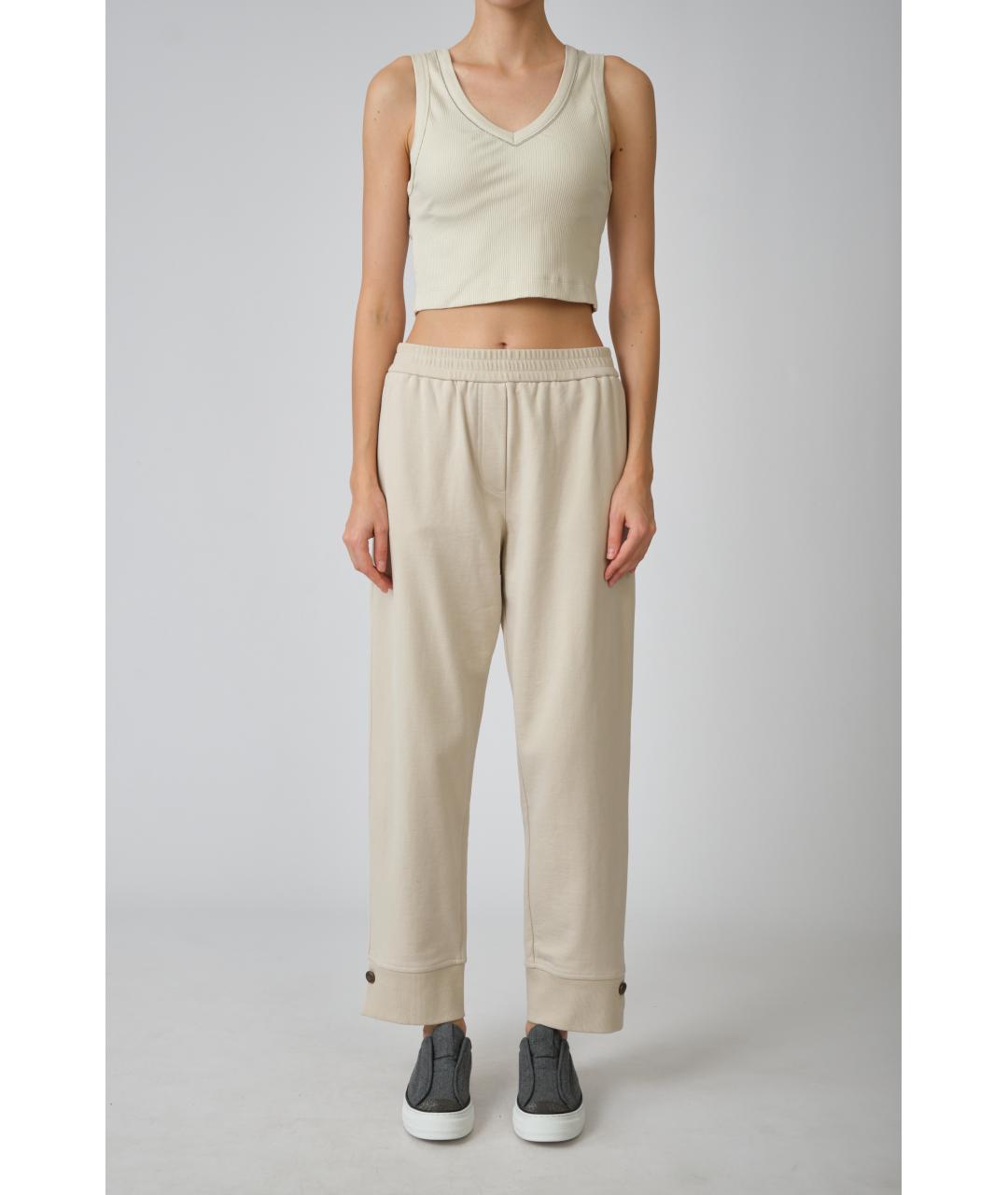 BRUNELLO CUCINELLI Хлопковые прямые брюки, фото 7