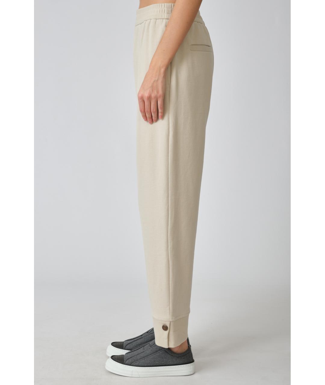 BRUNELLO CUCINELLI Хлопковые прямые брюки, фото 2