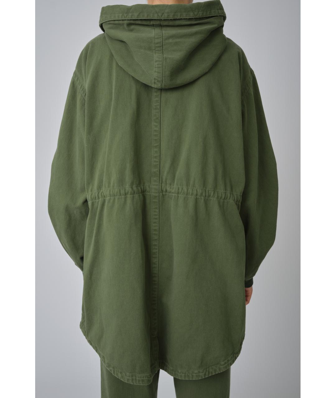 THE ROW Хаки хлопковая куртка, фото 8