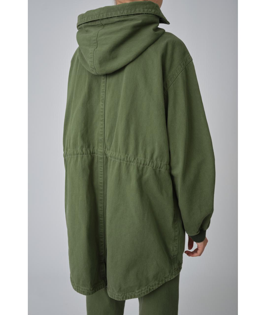 THE ROW Хаки хлопковая куртка, фото 7