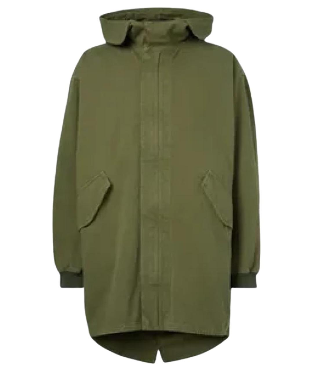 THE ROW Хаки хлопковая куртка, фото 1