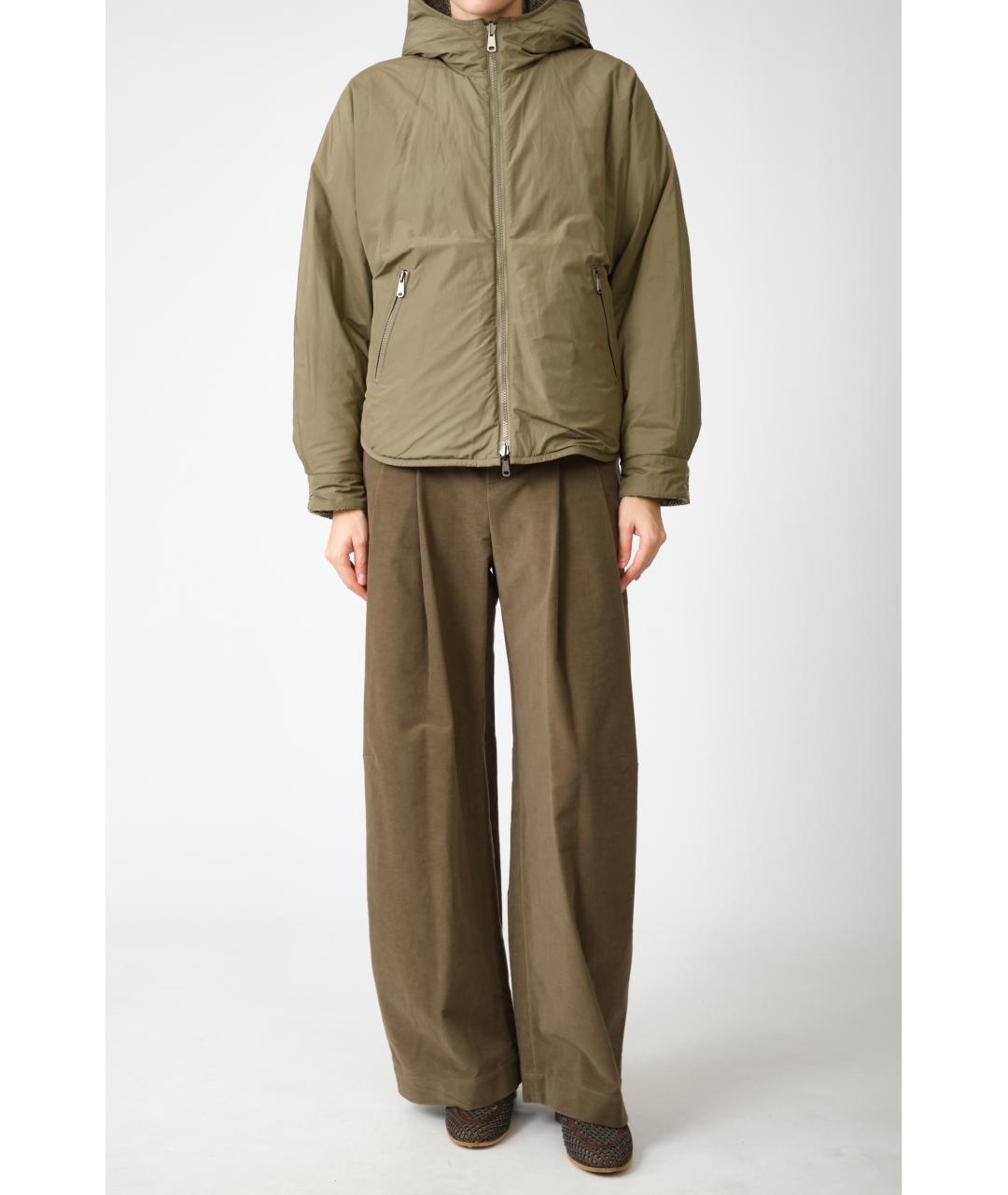 BRUNELLO CUCINELLI Коричневая шерстяная куртка, фото 8