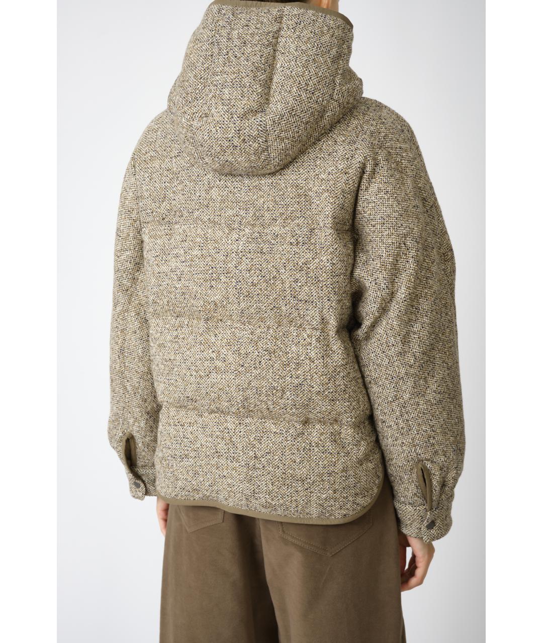 BRUNELLO CUCINELLI Коричневая шерстяная куртка, фото 6