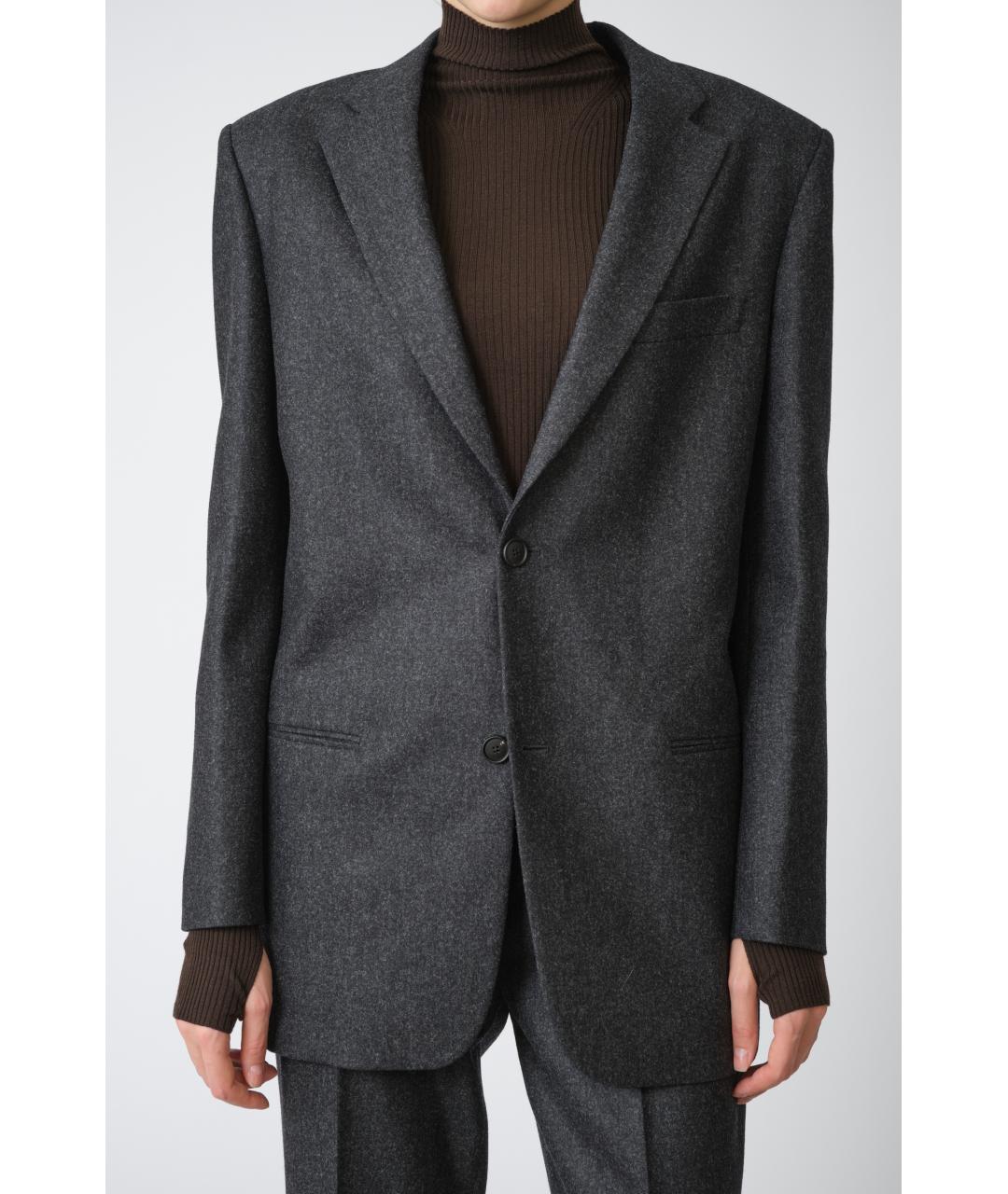 PETAR PETROV Серый шерстяной жакет/пиджак, фото 6