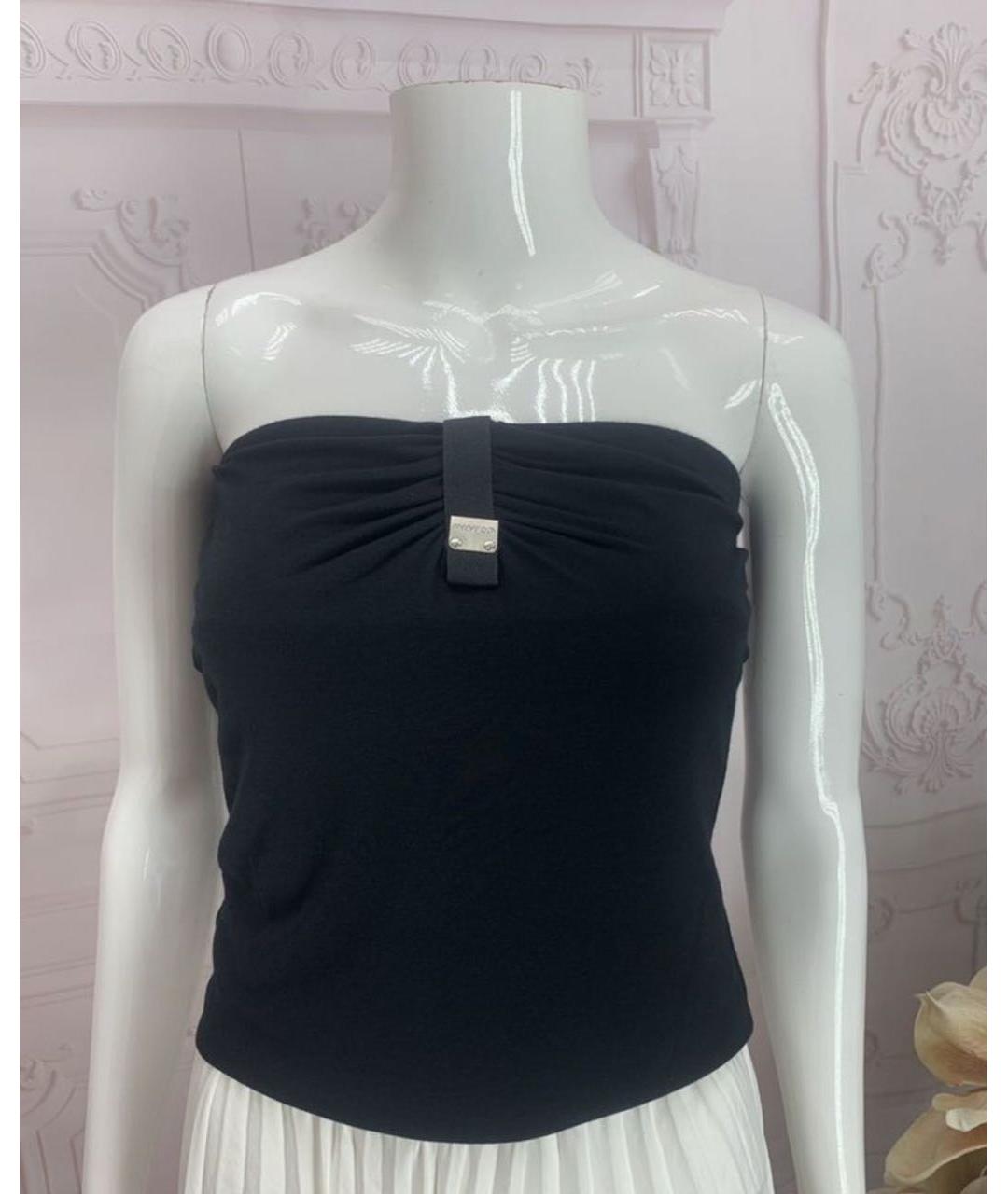 PINKO Черная вискозная майка, фото 5