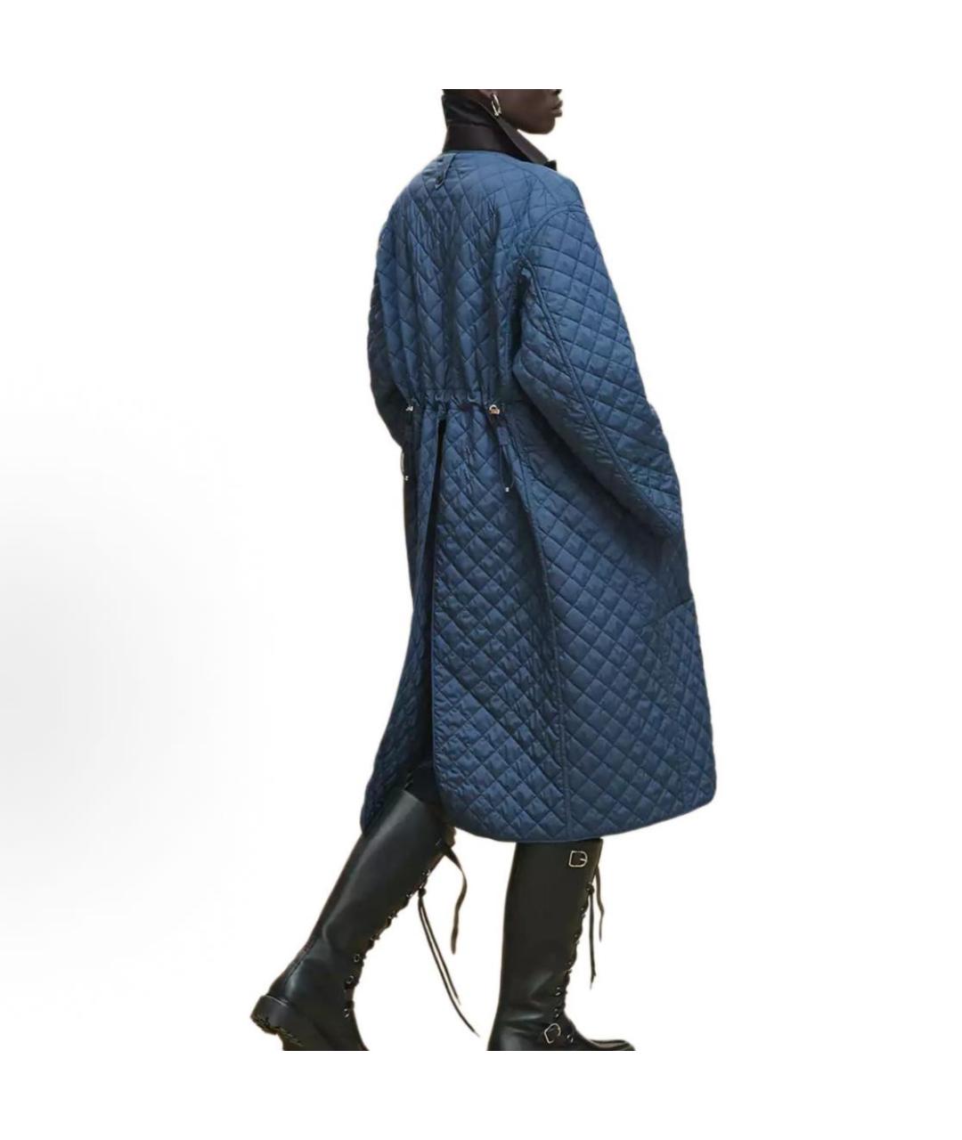 HERMES Темно-синее пальто, фото 5