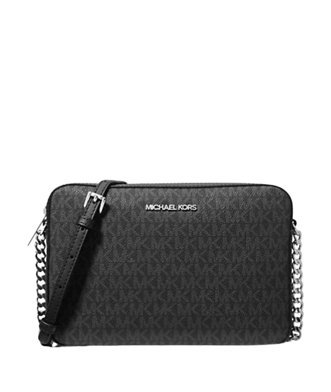 MICHAEL KORS Черная сумка через плечо из искусственной кожи, фото 1