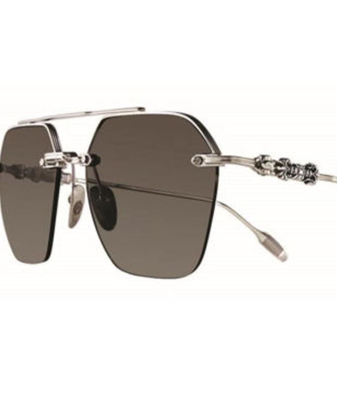CHROME HEARTS Серебряные солнцезащитные очки, фото 3