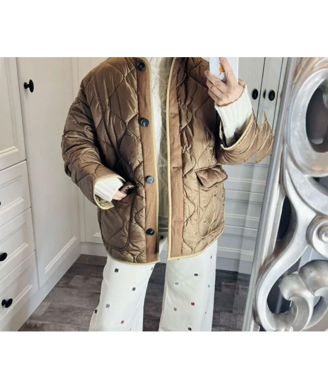 WEEKEND MAX MARA Коричневая куртка, фото 2