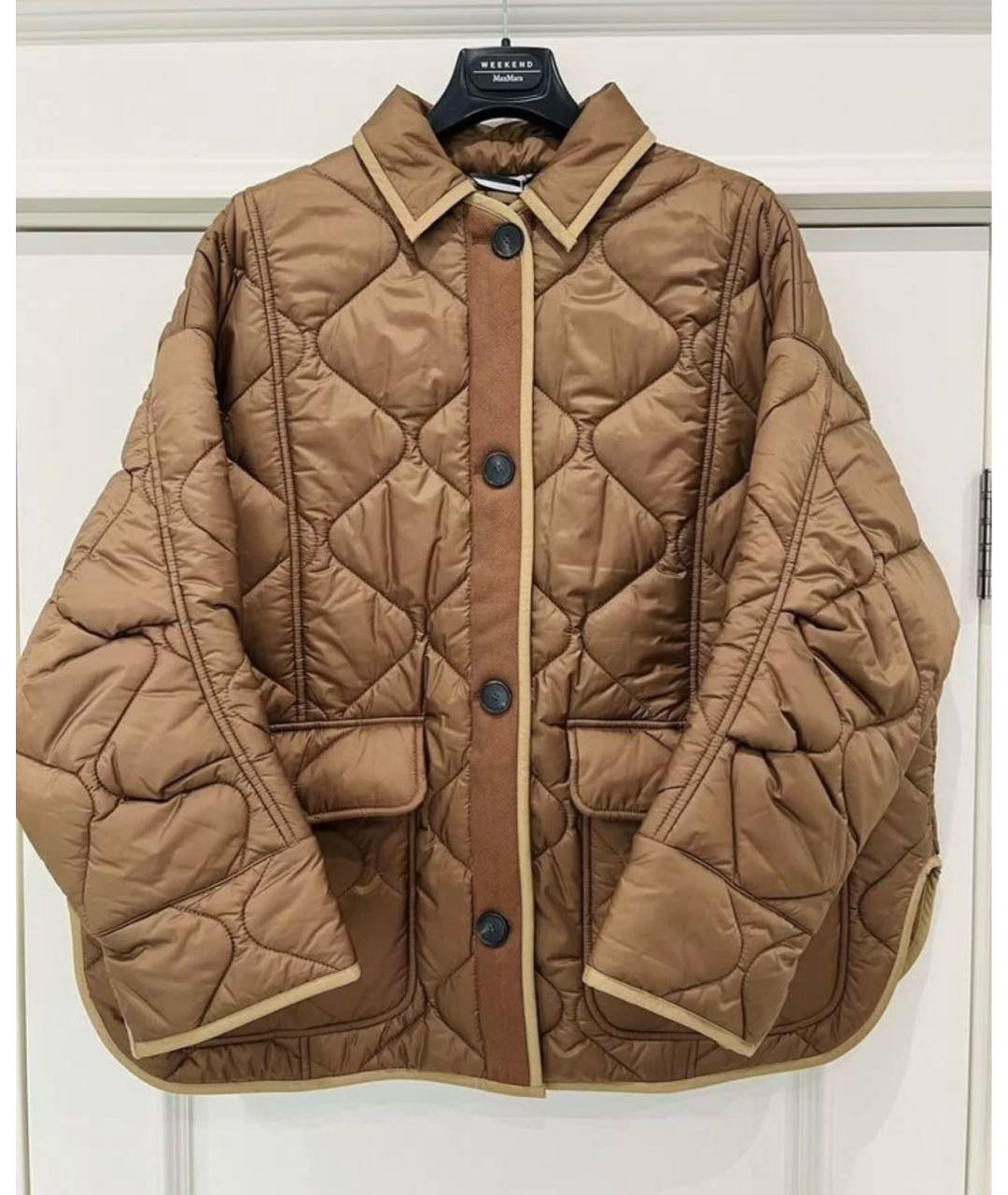 WEEKEND MAX MARA Коричневая куртка, фото 9