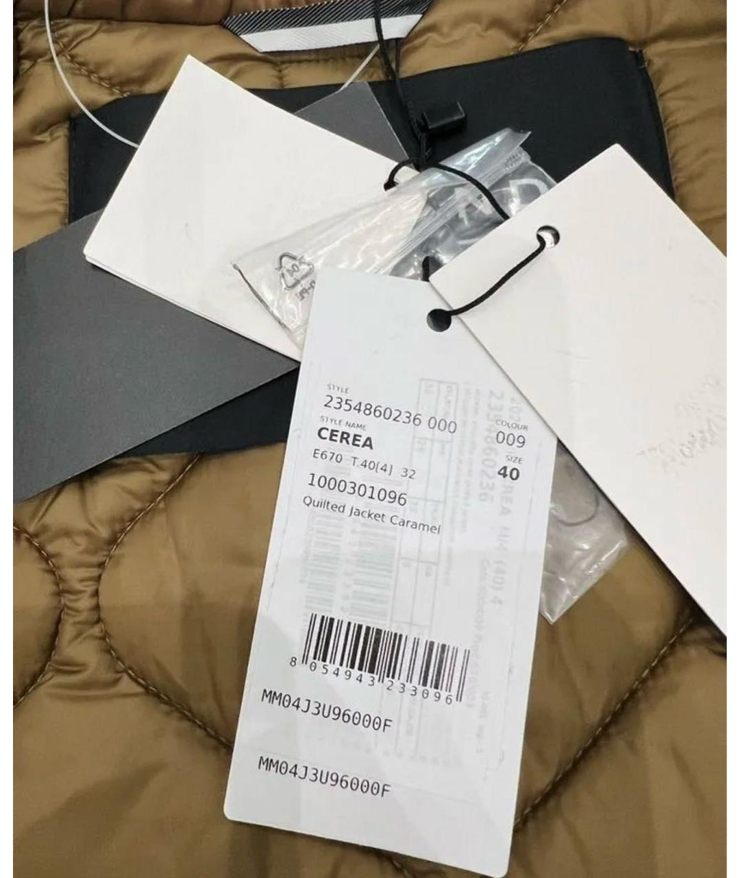 WEEKEND MAX MARA Коричневая куртка, фото 8