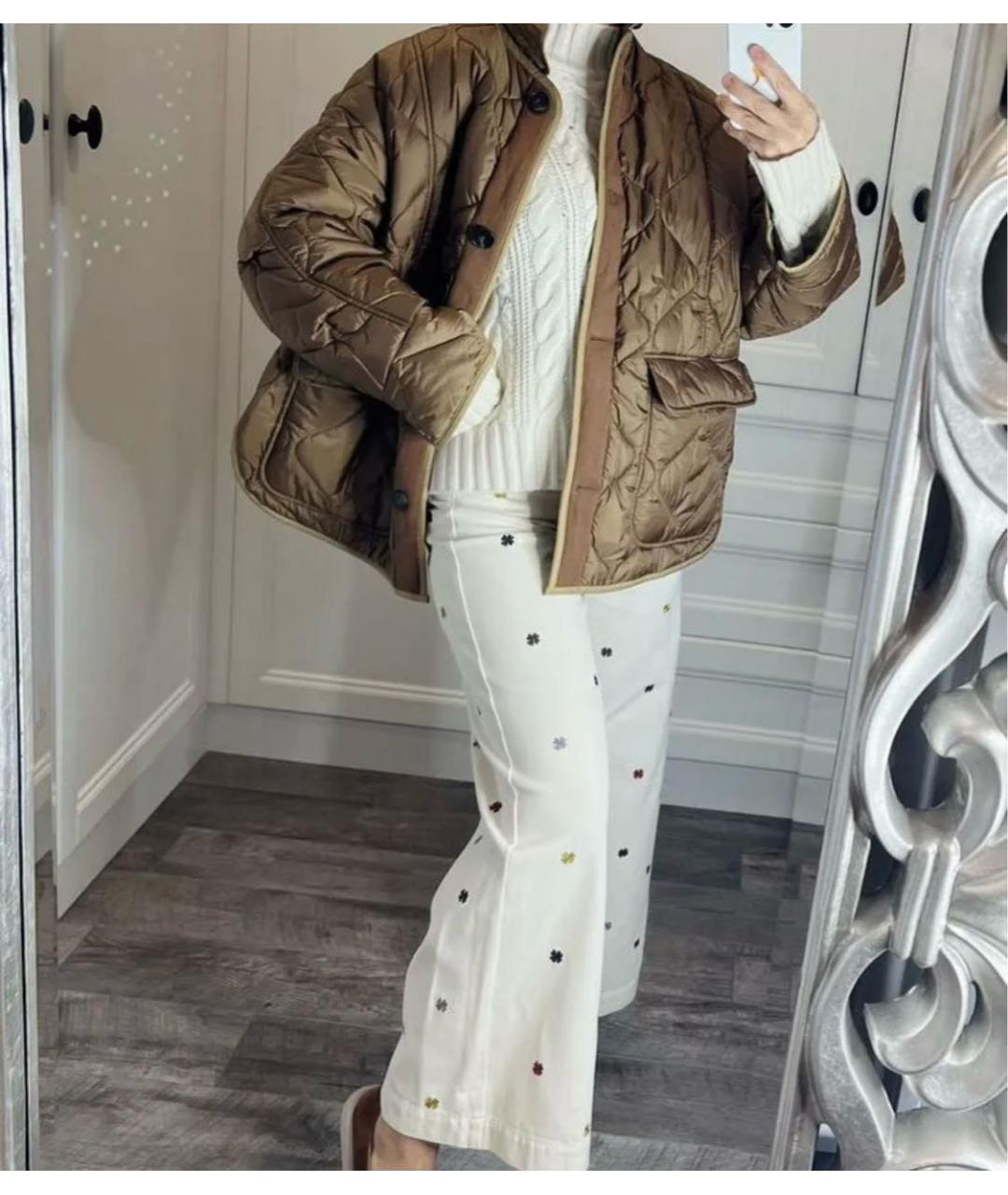 WEEKEND MAX MARA Коричневая куртка, фото 4