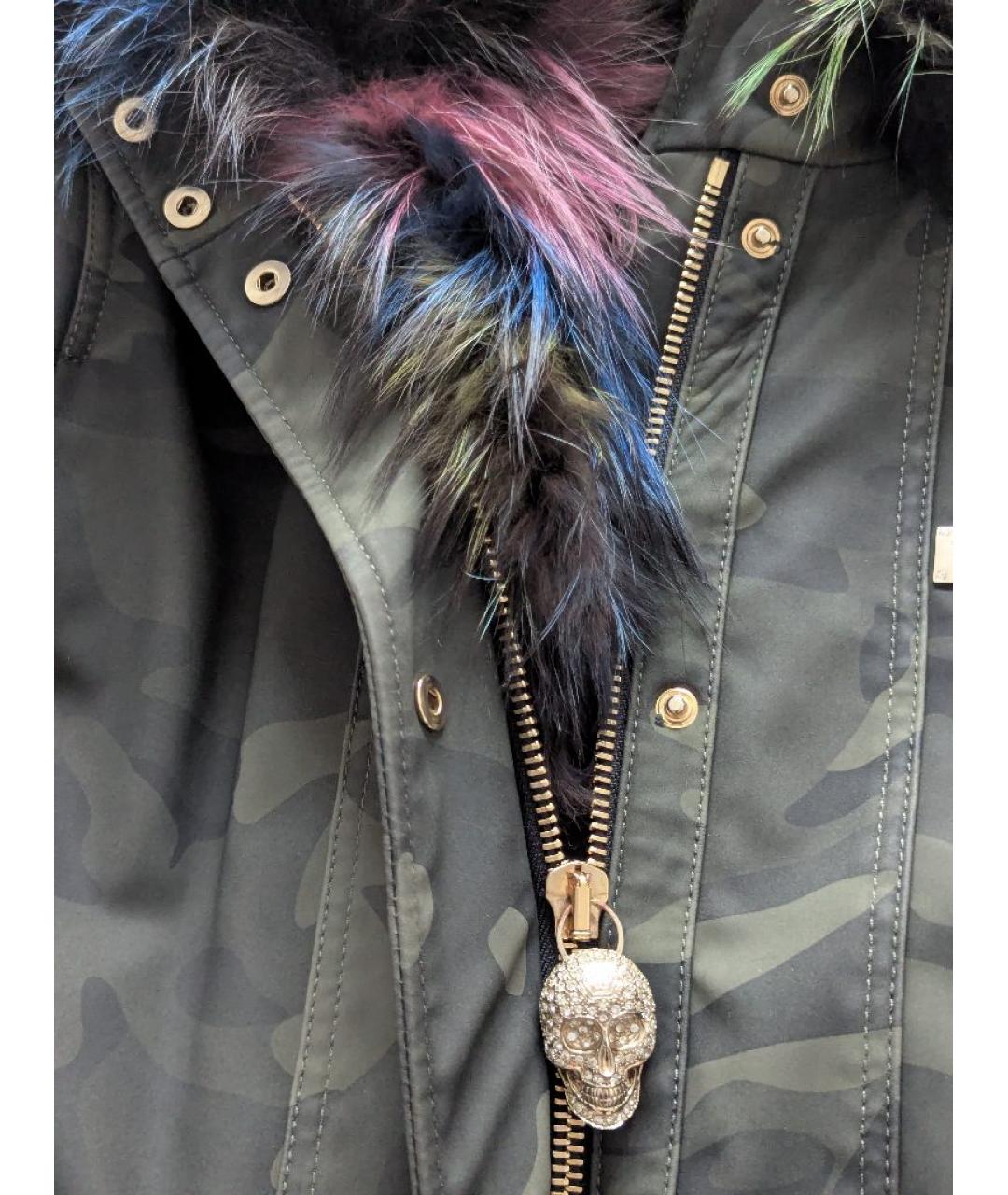 PHILIPP PLEIN Хаки парка, фото 4