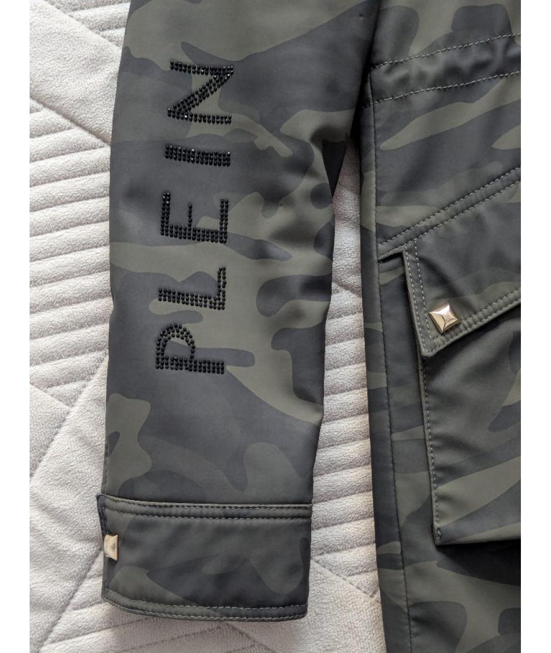 PHILIPP PLEIN Хаки парка, фото 7