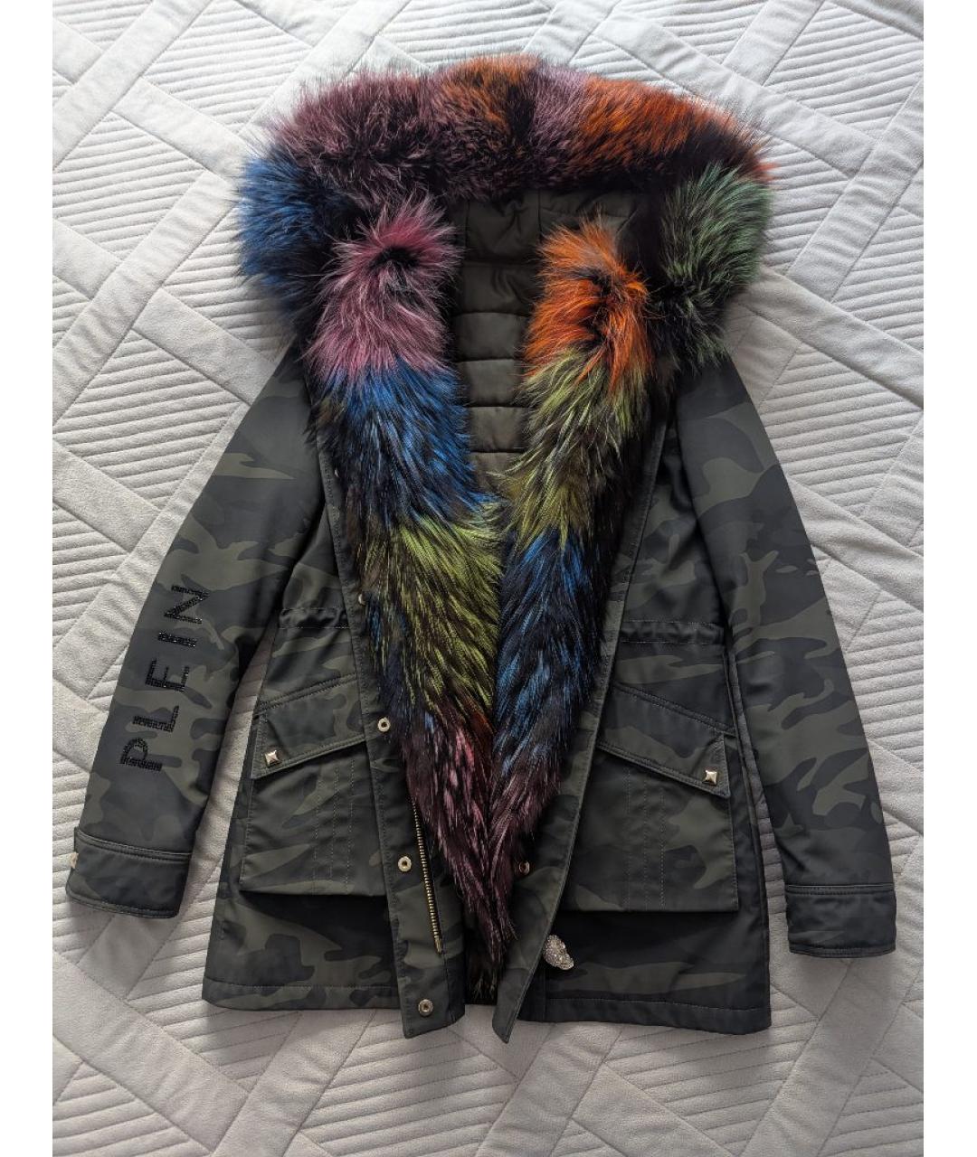 PHILIPP PLEIN Хаки парка, фото 10