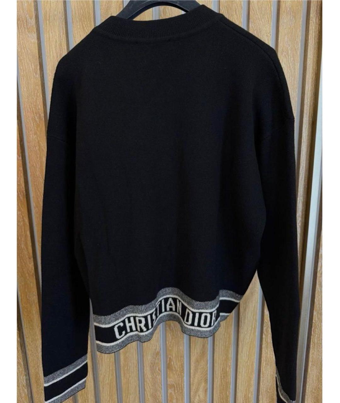CHRISTIAN DIOR Черный джемпер / свитер, фото 5
