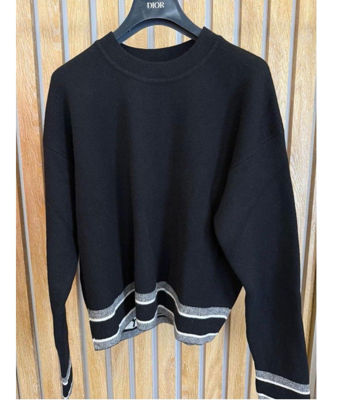 CHRISTIAN DIOR Черный джемпер / свитер, фото 3