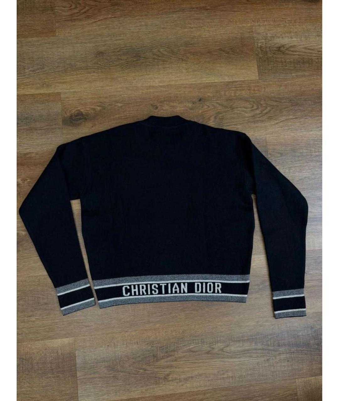 CHRISTIAN DIOR Черный джемпер / свитер, фото 2