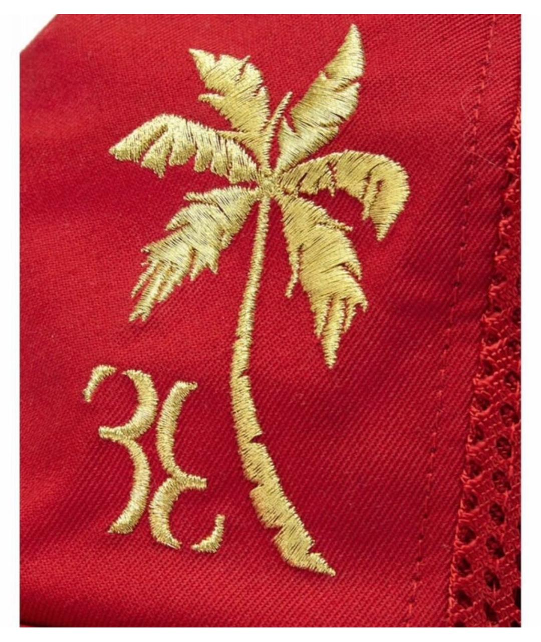 BILLIONAIRE Красная хлопковая кепка/бейсболка, фото 3