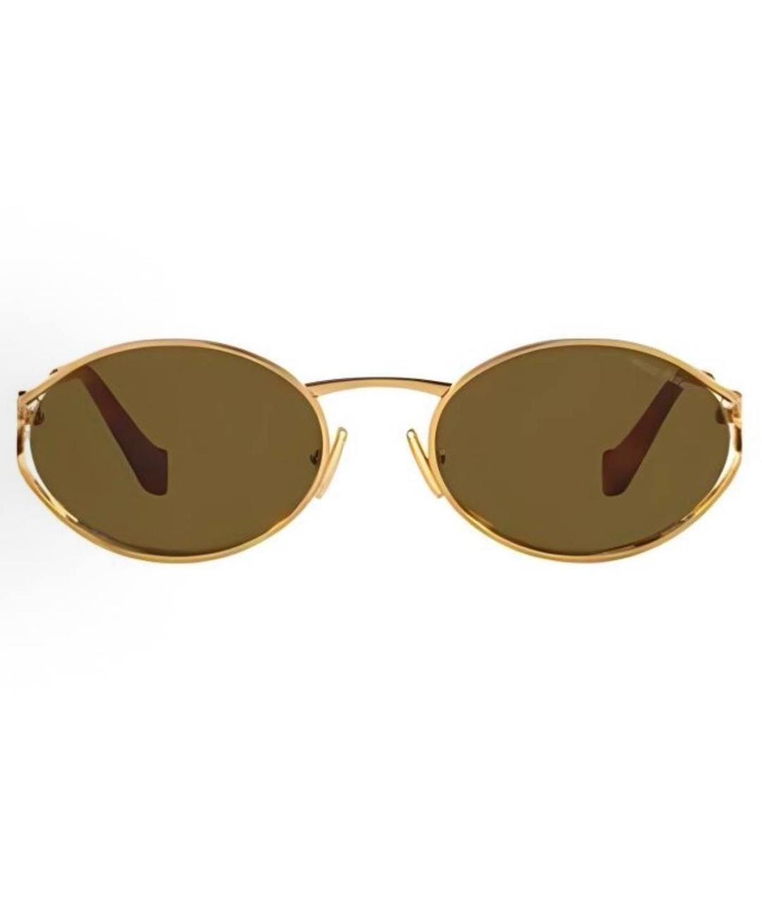 MIU MIU Мульти металлические солнцезащитные очки, фото 3