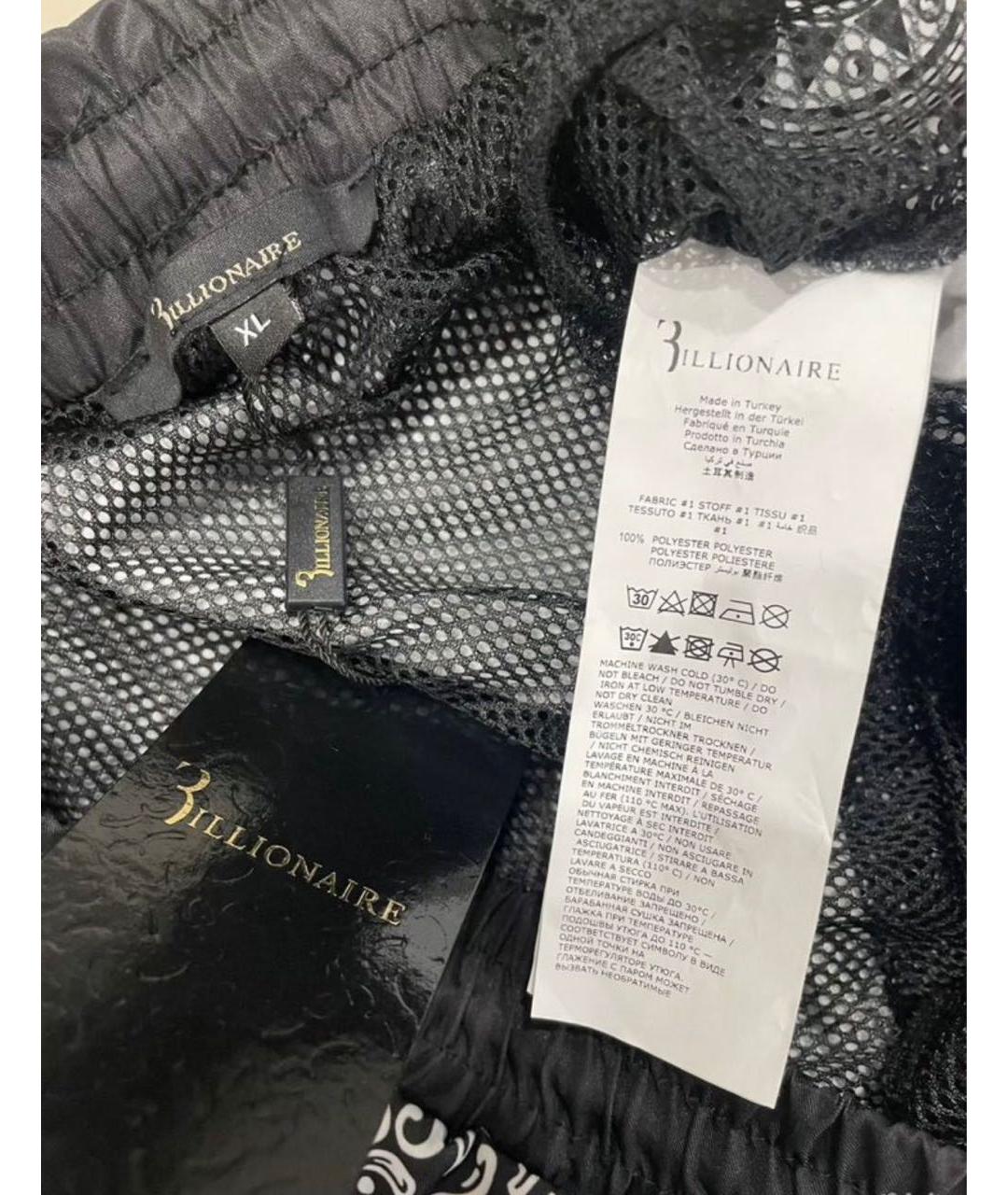 BILLIONAIRE Черные полиэстеровые плавки, фото 3