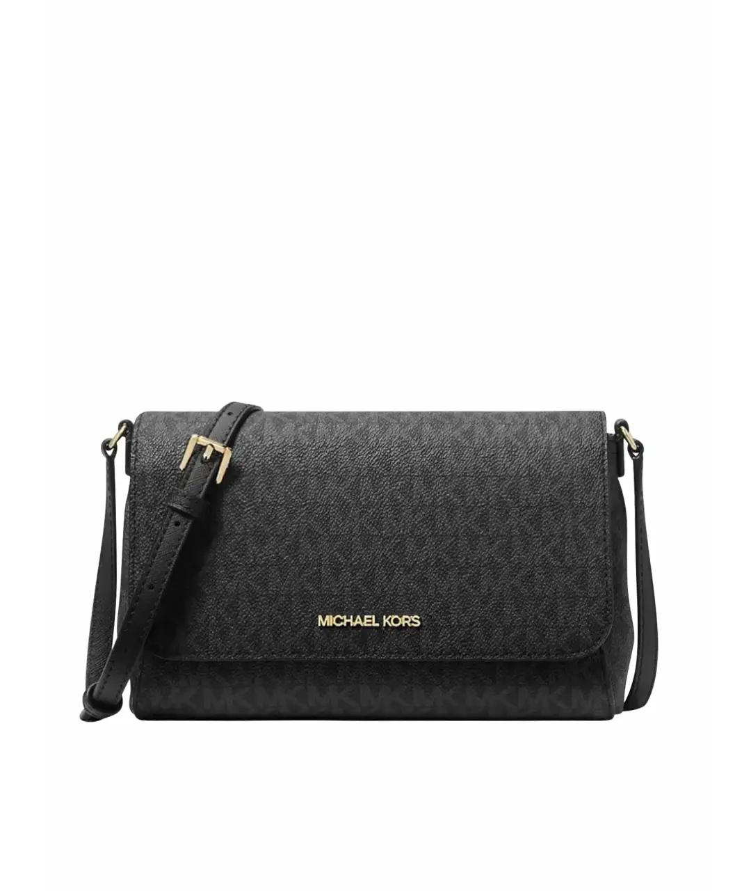 MICHAEL KORS Черная сумка через плечо из искусственной кожи, фото 1