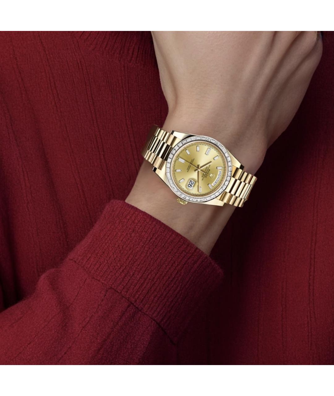 ROLEX Часы из желтого золота, фото 3