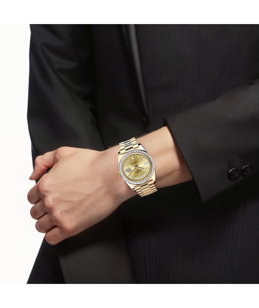 ROLEX Часы из желтого золота, фото 2