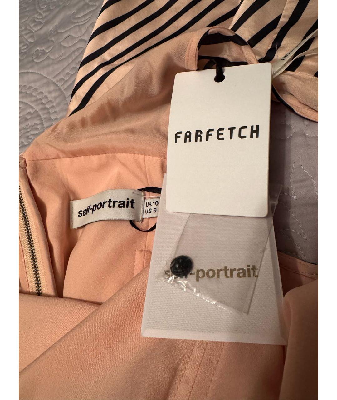 SELF-PORTRAIT Полиэстеровое коктейльное платье, фото 3